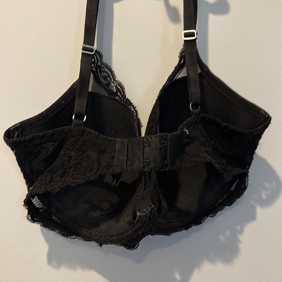 Natori black lace push-up bra - 32DDD/32F - Picture 3 of 5